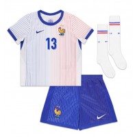 Echipament fotbal Franţa Kante #13 Tricou Deplasare European 2024 pentru copii maneca scurta (+ Pantaloni scurti)